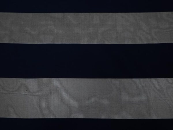 Stoff Seideorganza Streifen schwarz