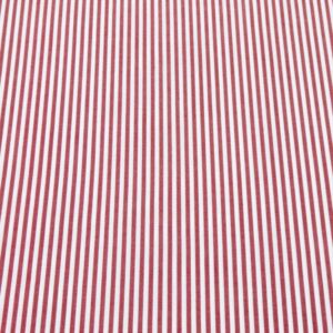 Stoff Cotton Lawn Streifen 2mm himbeerrot-weiss