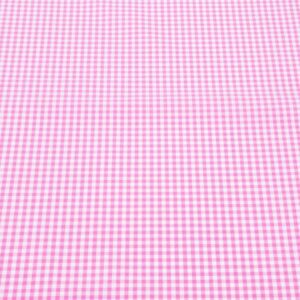 Stoff Cotton Lawn Karos 2mm hellrosa-weiss