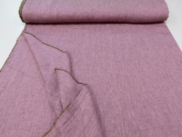 StoffLeinen changeant Mauve-braun – Bild 2