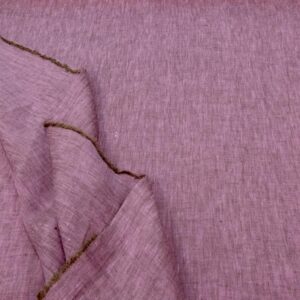 StoffLeinen changeant Mauve-braun