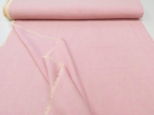 StoffLeinen changeant rosa-hellbeige – Bild 2
