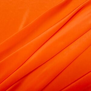 Stoff Seidenkrepp orange