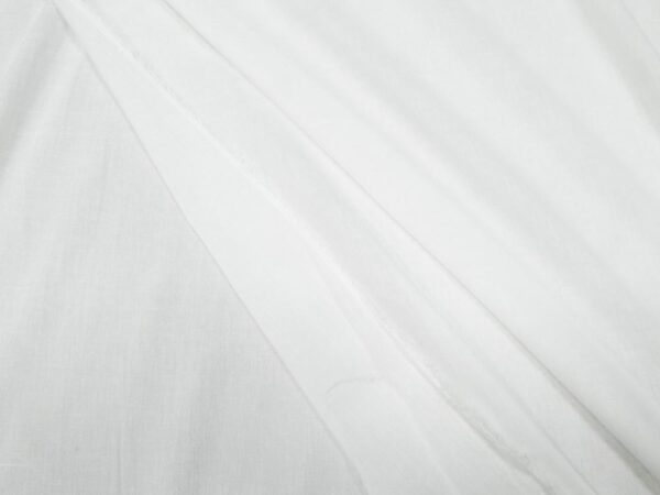 Stoff Baumwoll Voile weiss