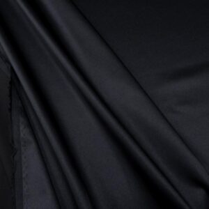 Stoff Baumwolle Satin el. Fest schwarz