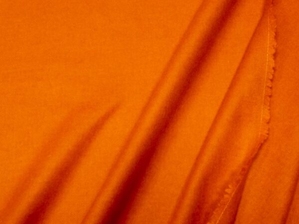 Stoff Wollgewebe weich spicy orange