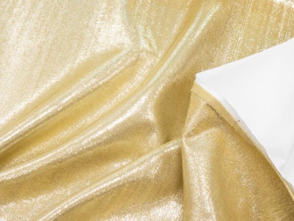 Stoff schwer und glänzend gold – Bild 2