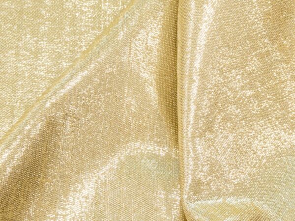 Stoff schwer und glänzend gold
