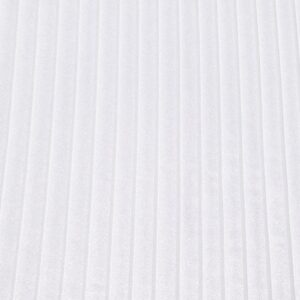 Stoff Plissee silber-weiss