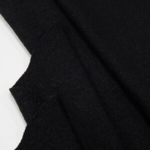 Stoff Walk Frat Schurwolle schwarz