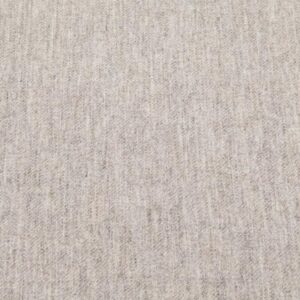 Stoff Woll-Flanell hellbeigegrau meliert