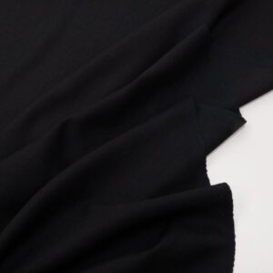Stoff Wolle Rhomben schwarz in schwarz