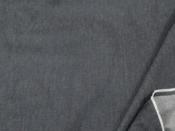 Denim soft heavyweight dunkelgrau meliert
