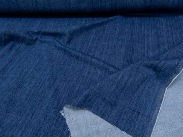 Denim supersoft midheavy Meerblau meliert – Bild 3