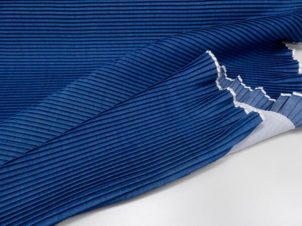 Denim Plissee blau – Bild 3