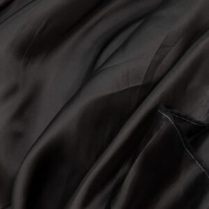 Stoff Futter mattglänzend schwarzbraun