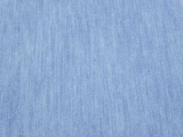 Stoff Denim Bleached Blu