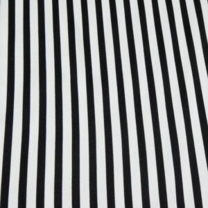 Stoff Viskosesatin heavy Streifen schwarz weiss