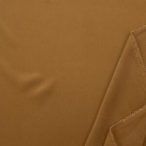 Stoff Seide Krepp de Chine Bronze