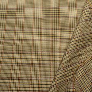 Stoff BW Glencheck M beigegelb