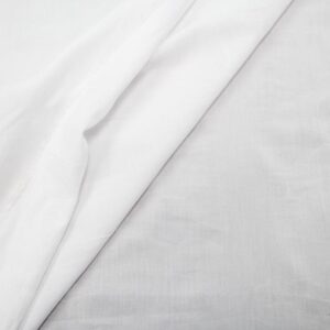 Stoff BW superfein Jacquard weiss in weiss