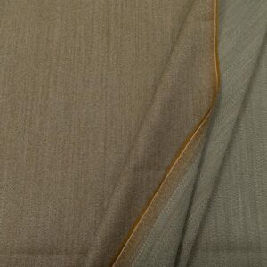 Stoff Wolle Gabardine grünbraunbeige meliert