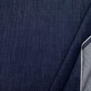 Stoff Frat Denim fest indigoblaumeliert