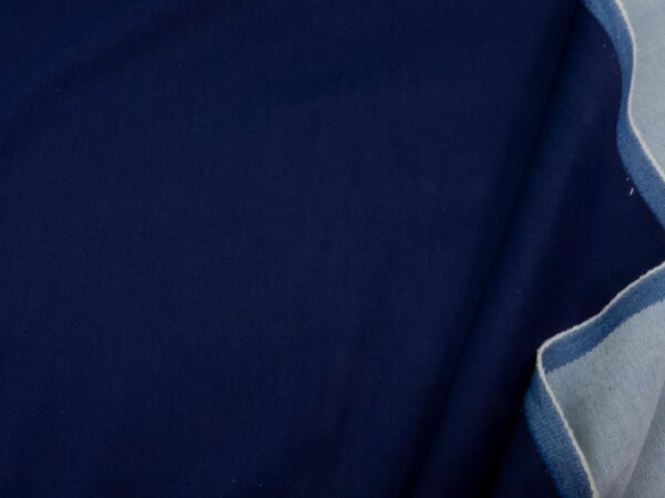 Stoff FratDenim el. Ocean Cavern printblue