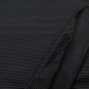 Stoff Futter Streifen schwarz-weiss