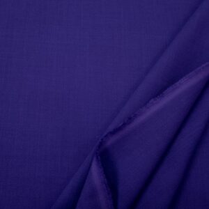 Stoff Wollkrepp Double Face violett