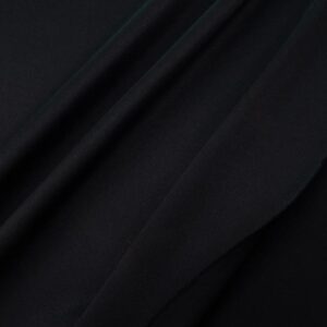 Stoff Polyester glänzend schwarz