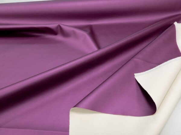 Stoff Lederimitat shiny Mauve – Bild 3