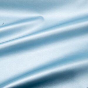 Stoff Lederimitat shiny hellblau