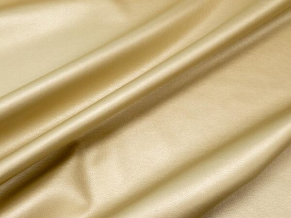 Stoff Lederimitat shiny gold