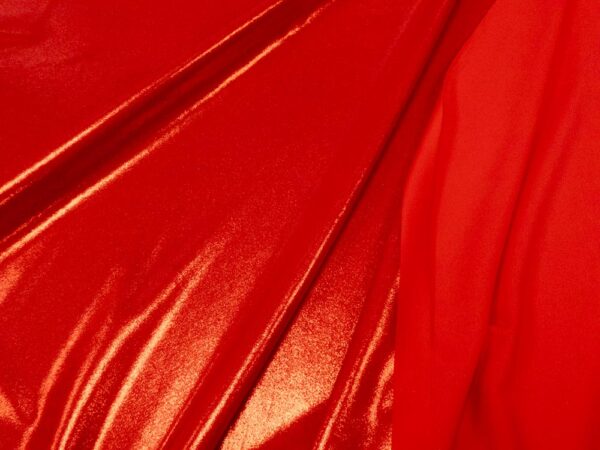 Stoff Fashion Elastic Lycra shiny red – Bild 2