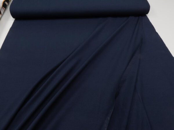 Stoff BW Jersey uni navy – Bild 2