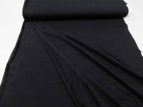 Stoff Solid Knit black – Bild 3