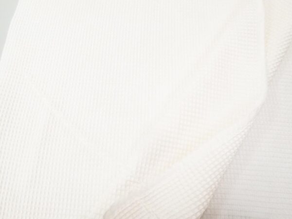 Stoff Waffelpiqué offwhite