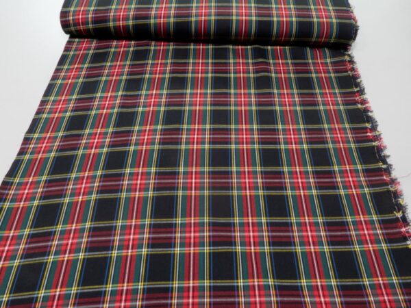 Stoff House of Wales Plaid black – Bild 2