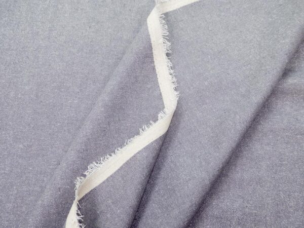 Stoff Essex Yrn Dyed Metallic Fog
