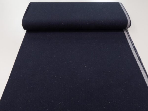 Stoff Essex Speckle Y/D navy – Bild 3