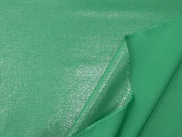Stoff Kona Sheen Frosty Green - silver