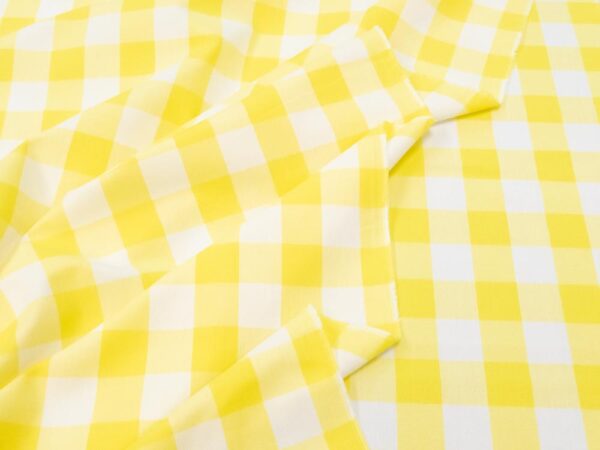 Stoff Carolina Gingham sunflower-white – Bild 2