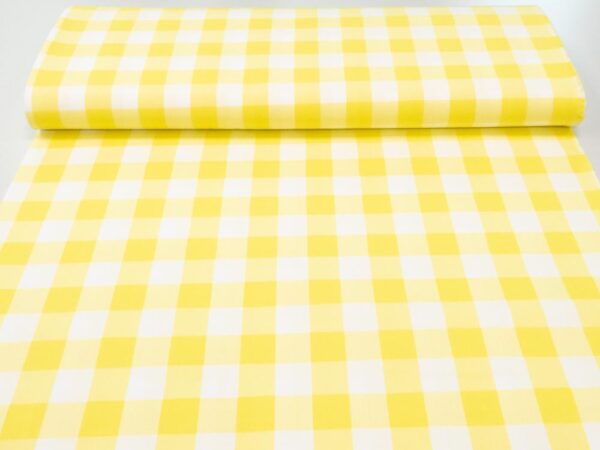 Stoff Carolina Gingham sunflower-white – Bild 3