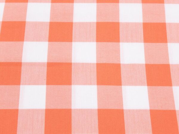 Stoff Carolina Gingham coral-white