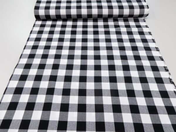 Stoff Carolina Gingham black – Bild 3