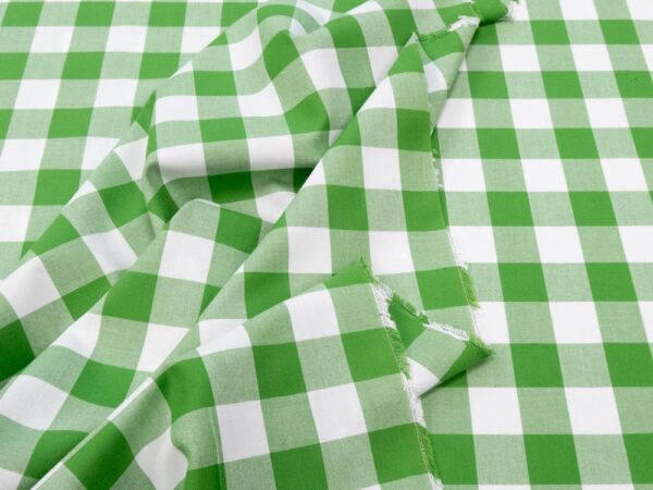 Stoff Carolina Gingham kelly-white – Bild 2