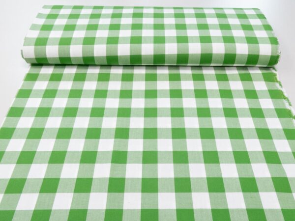 Stoff Carolina Gingham kelly-white – Bild 3