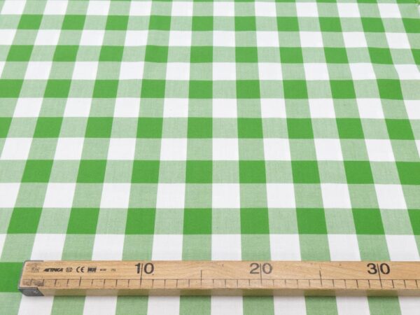 Stoff Carolina Gingham kelly-white – Bild 4