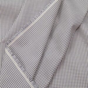 Stoff Crawford Gingham 1.5mm grey